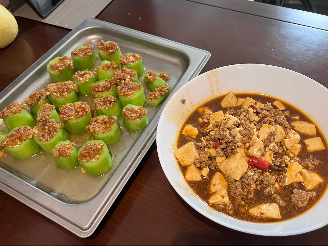 吃出肉味的清蒸蒜蓉丝瓜