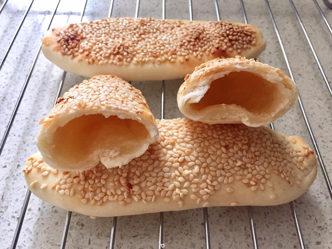 不用发面，简单易做，酥脆可口的空心糖烧饼