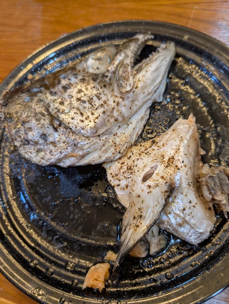 微波炉低温三文鱼头
