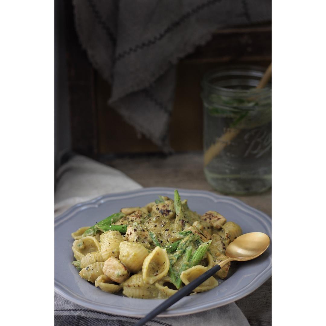 牛油果芦笋意面