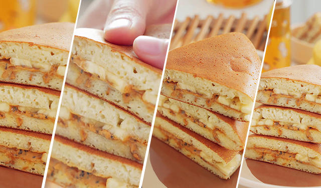 香蕉厚松饼【宝宝辅食】的做法