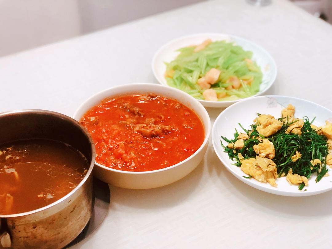 家里的午餐味道