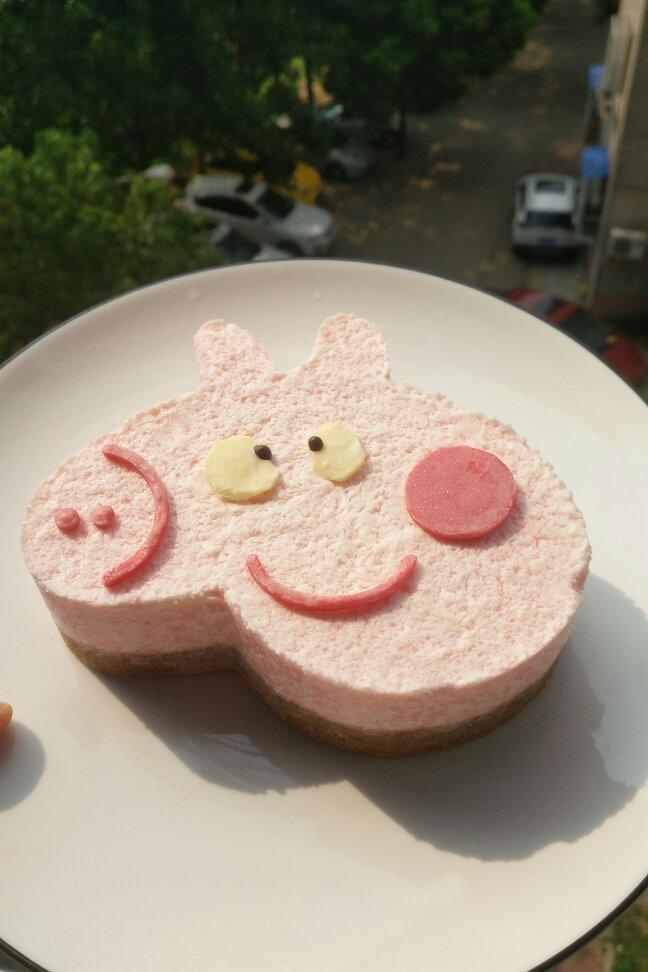 Peppa 🐷 小猪佩奇酸奶慕斯 小朋友都爱的卡通造型蛋糕