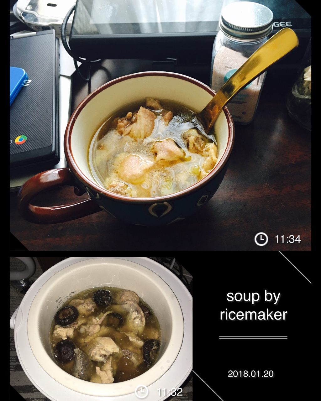 电饭煲版炖鸡汤