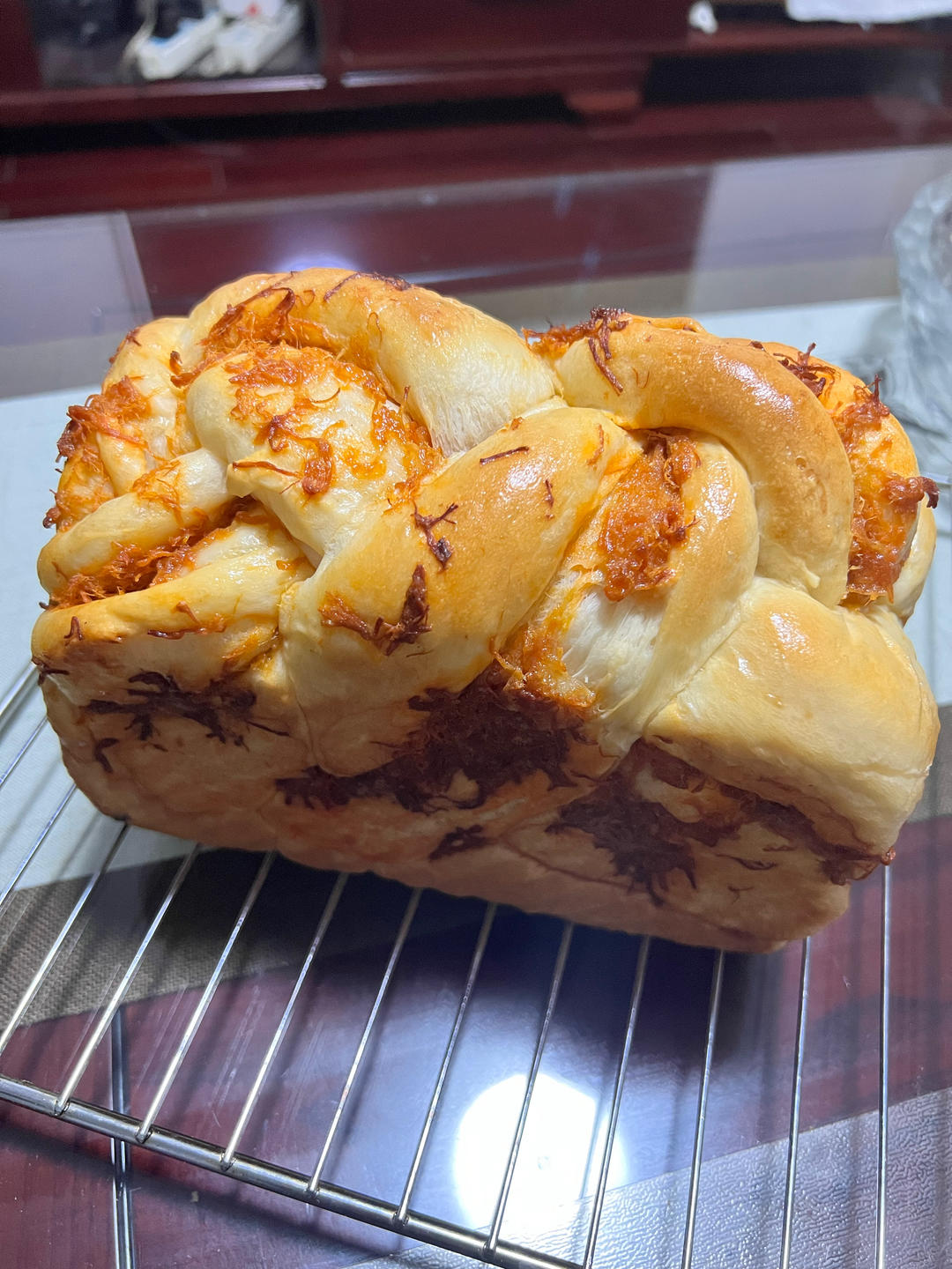 软得像棉花一样的肉松吐司