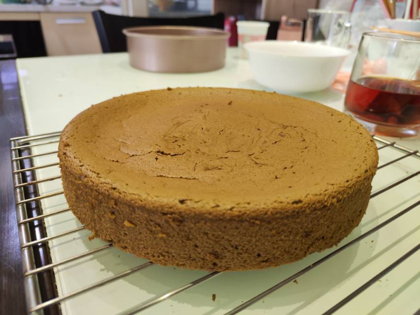 细腻绵软抹茶红豆戚风【附蜜红豆分布均匀小技巧】