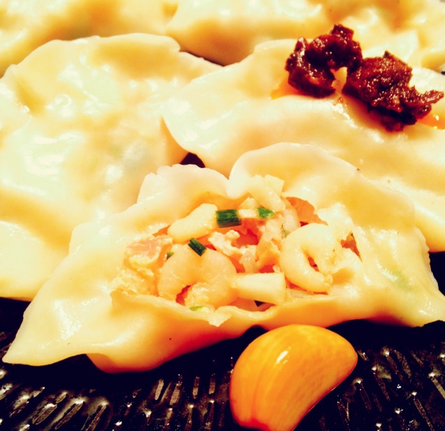 吴霜anna做的香菇猪肉虾仁饺子