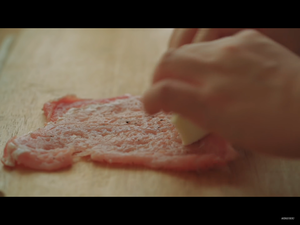 Cheese pork cutlet（チーズトンカツ　芝士炸猪排）的做法 步骤5