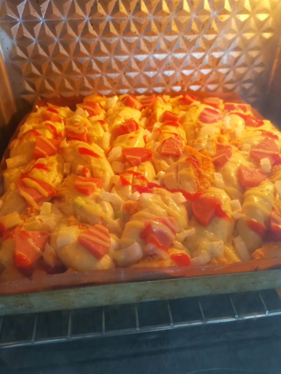 洋葱火腿片（培根）面包