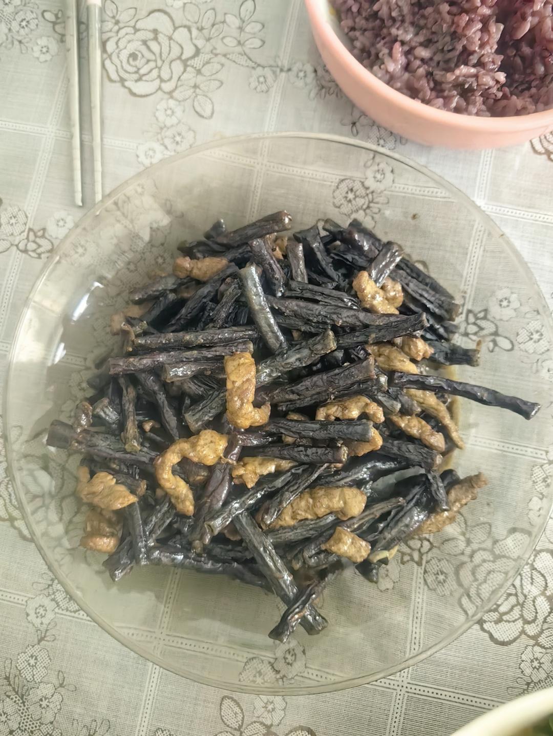 豇豆豆角炒肉肉