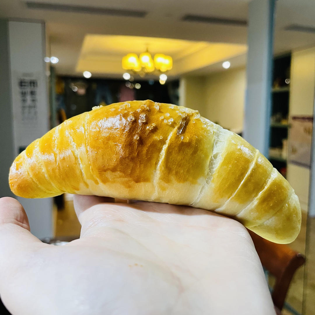 日式海盐可颂（咸可颂）-无需开酥，零失误的网红面包
