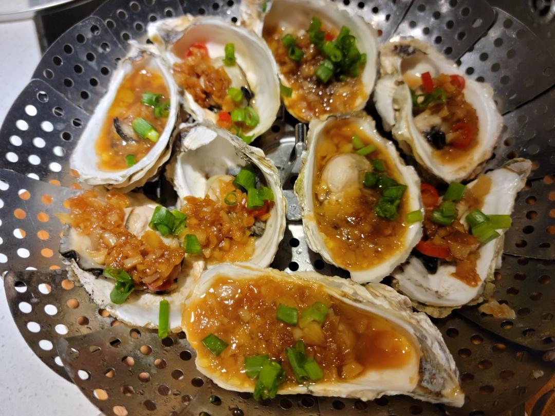 超简单～蒸蒜蓉生蚝