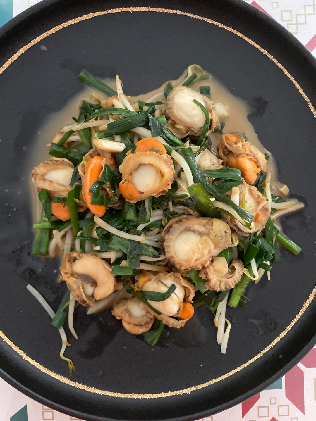 小炒扇贝肉，简单却补充一天营养