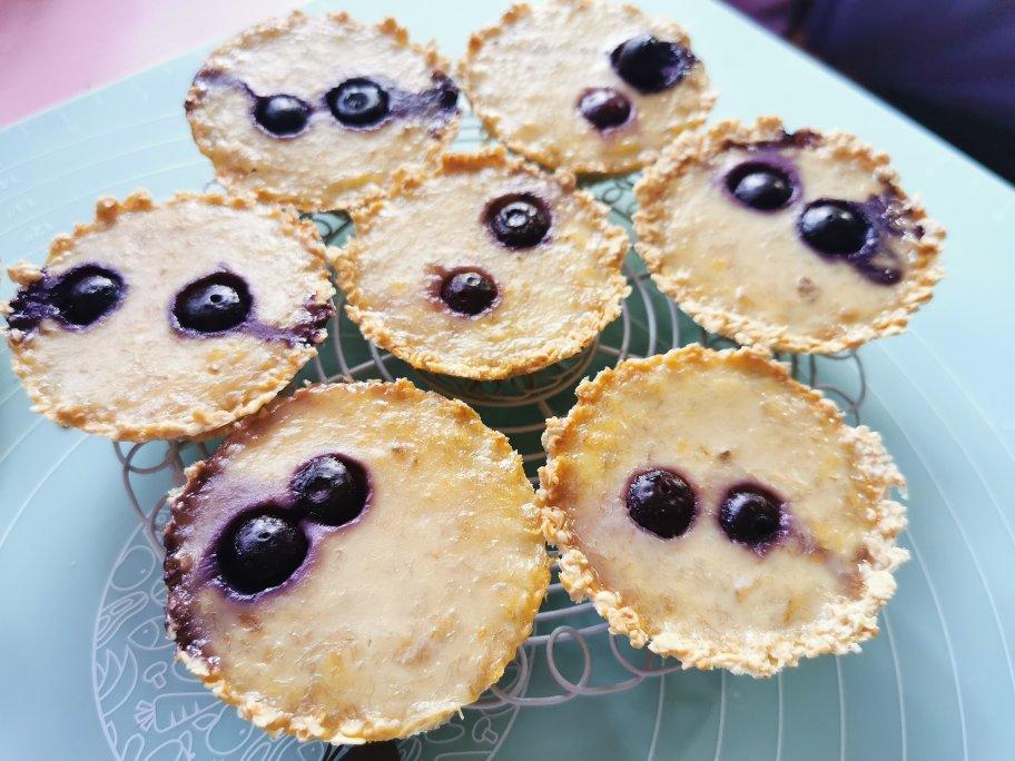 蓝莓香蕉燕麦塔