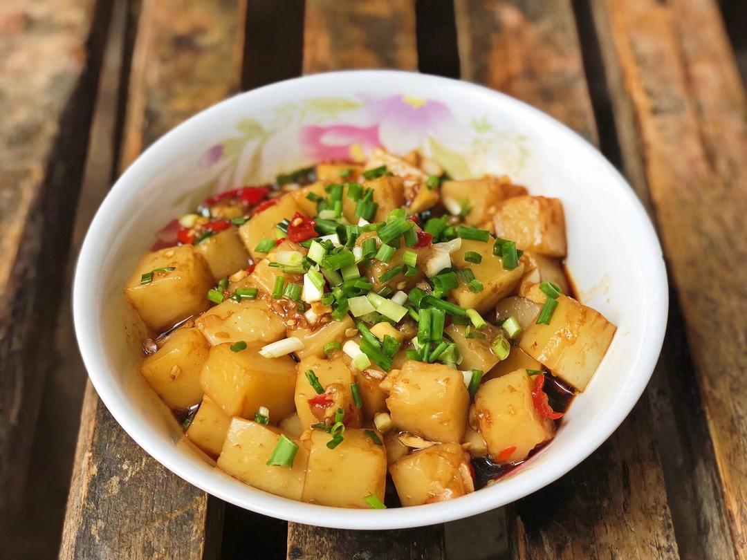 夏日凉菜之凉拌米豆腐的做法