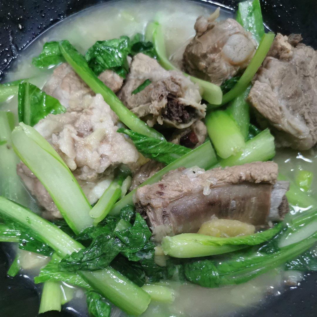 小白菜炖排骨