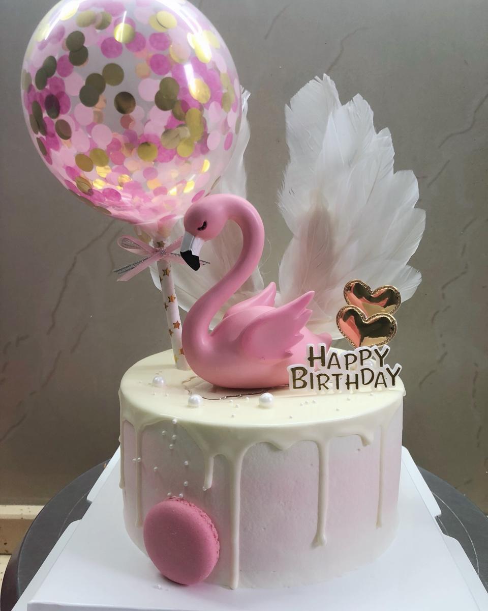 气球蛋糕 火烈鸟蛋糕 火烈鸟梦幻气球蛋糕