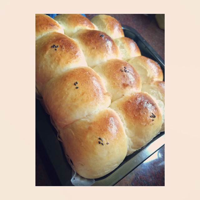 【免揉小餐包】只需等待发酵的面包