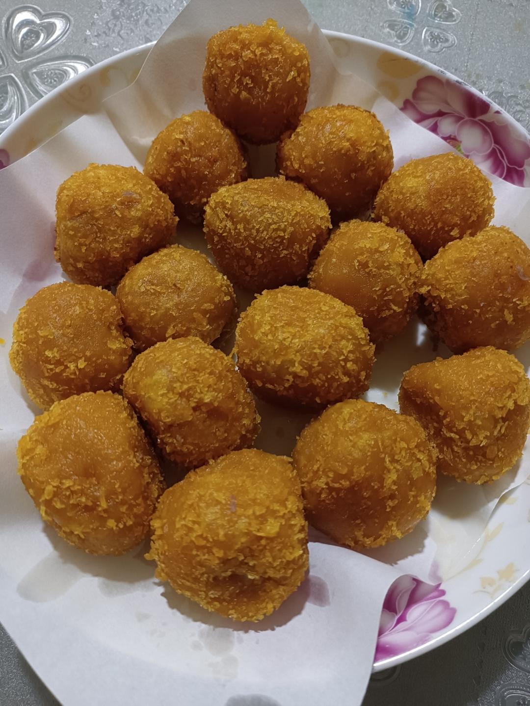 自制香芋地瓜丸