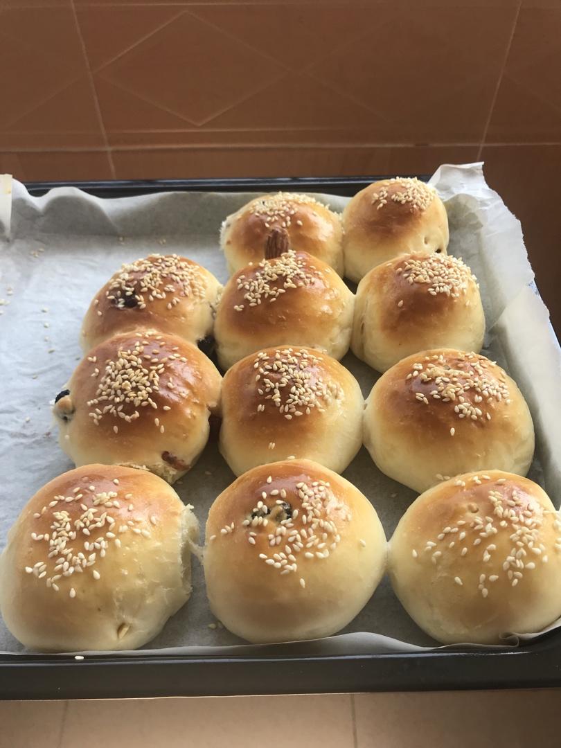 鲜奶小餐包-一次性发酵省时省力