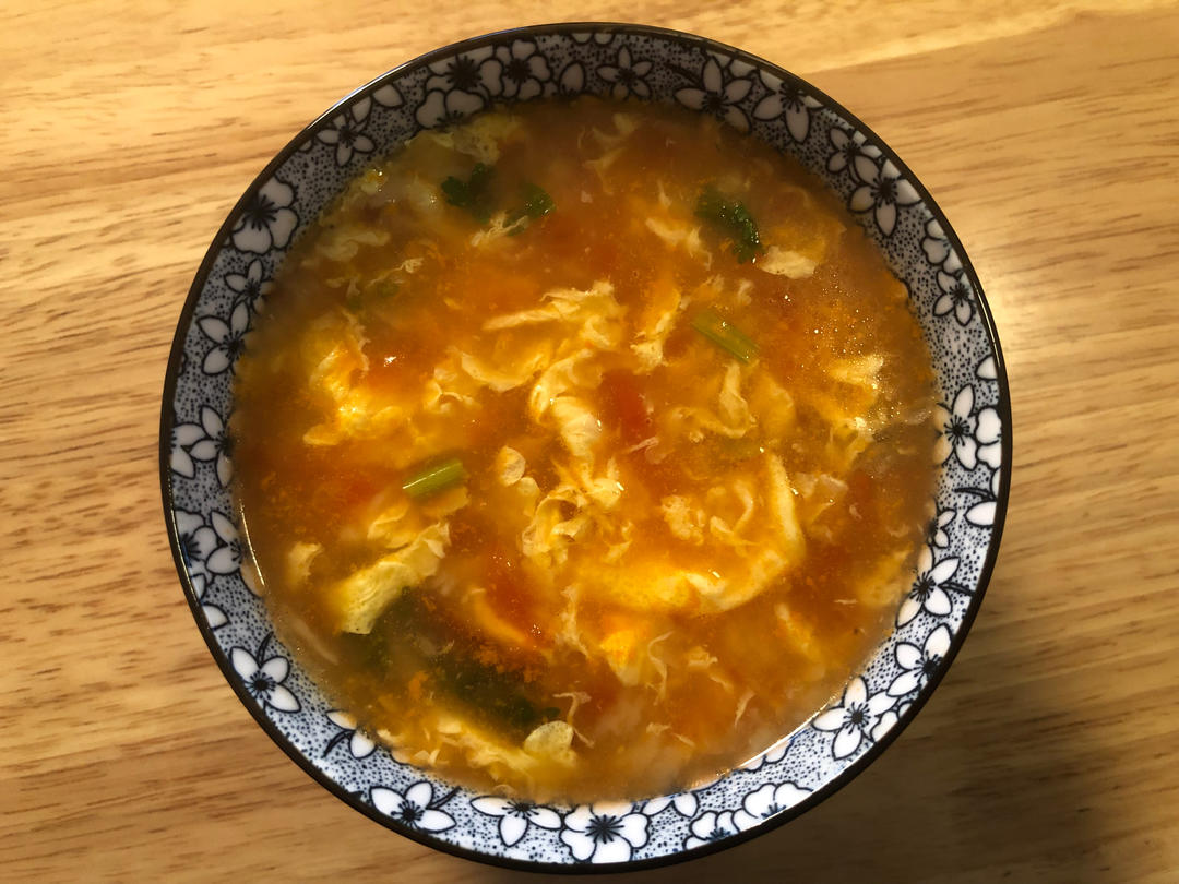 西红柿鸡蛋疙瘩汤