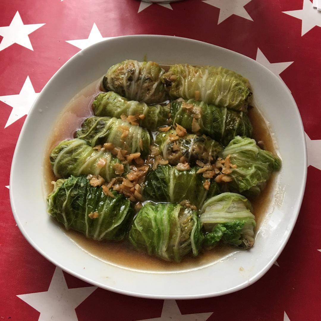 肉酿白菜卷