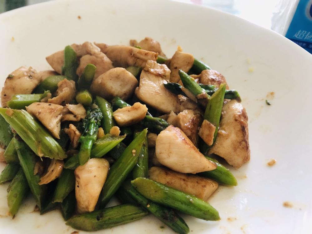 Chicken and Asparagus Lemon Stir Fry 芦笋柠檬炒鸡胸