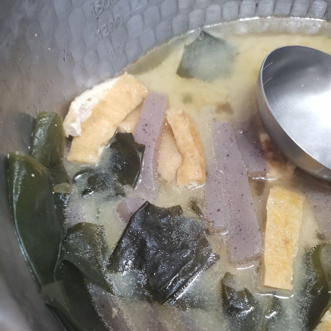 海带味增汤
