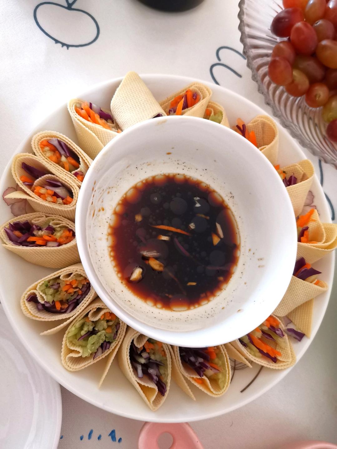 💯蔬菜豆皮卷健康又美味(减肥必备)