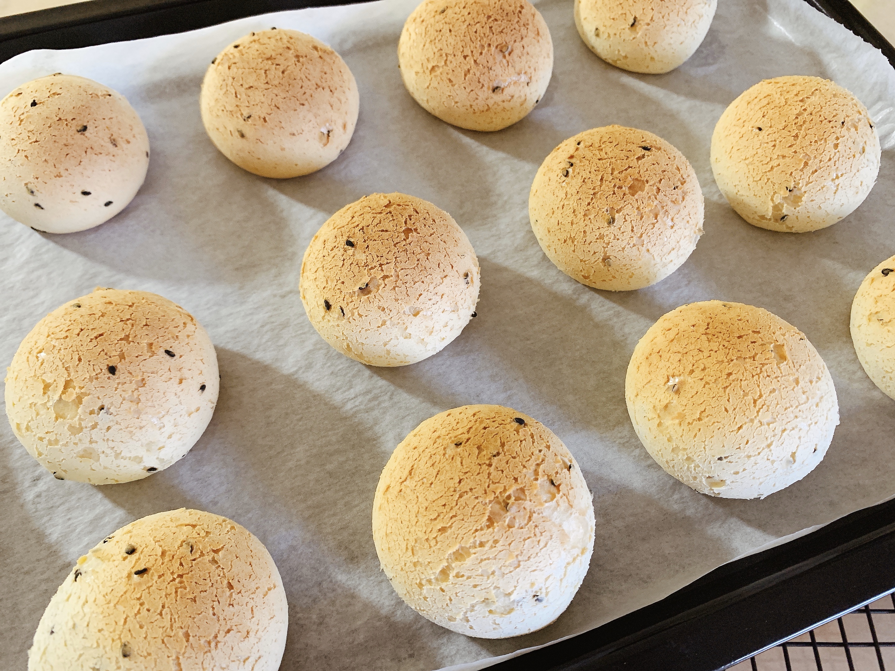 恐龙蛋～原味➕可可麻薯面包的做法 步骤15