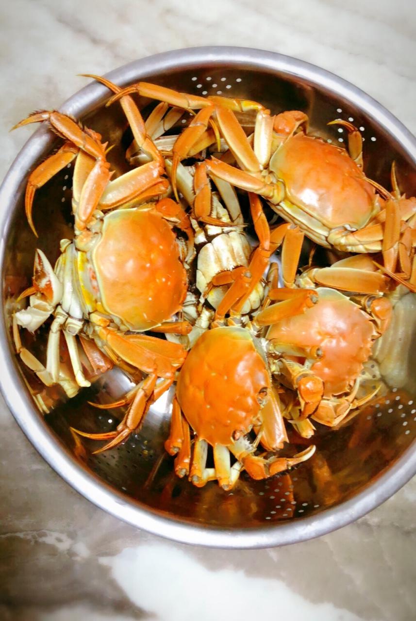 哎呀费做的清蒸螃蟹