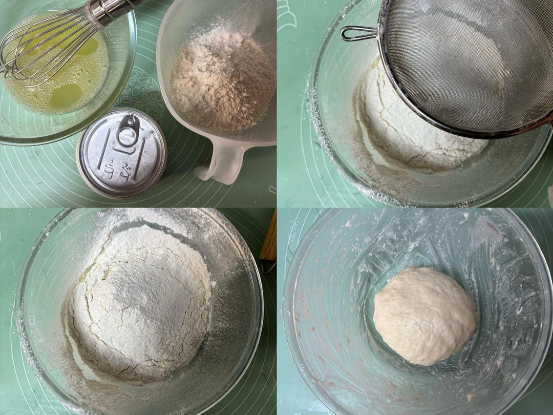 纯奶手撕吐司的做法 步骤1