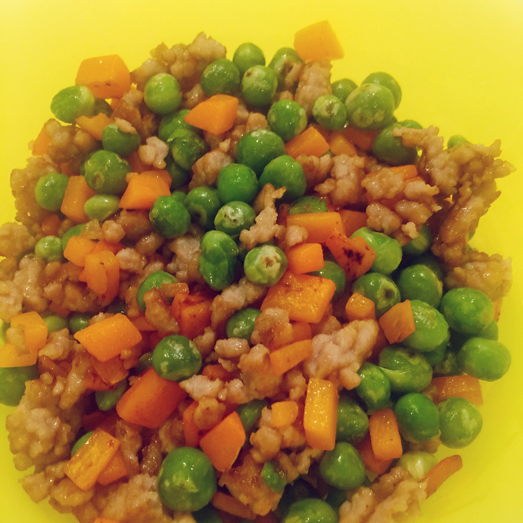 豌豆炒肉末