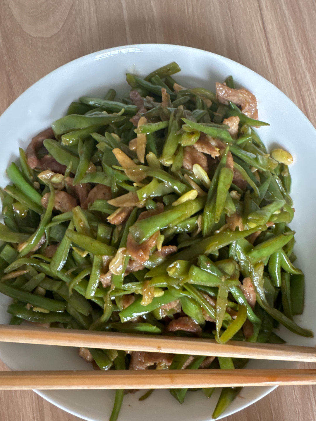 豆角炒肉丝
