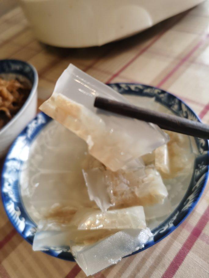 吃真正的胶原蛋白：水晶皮冻