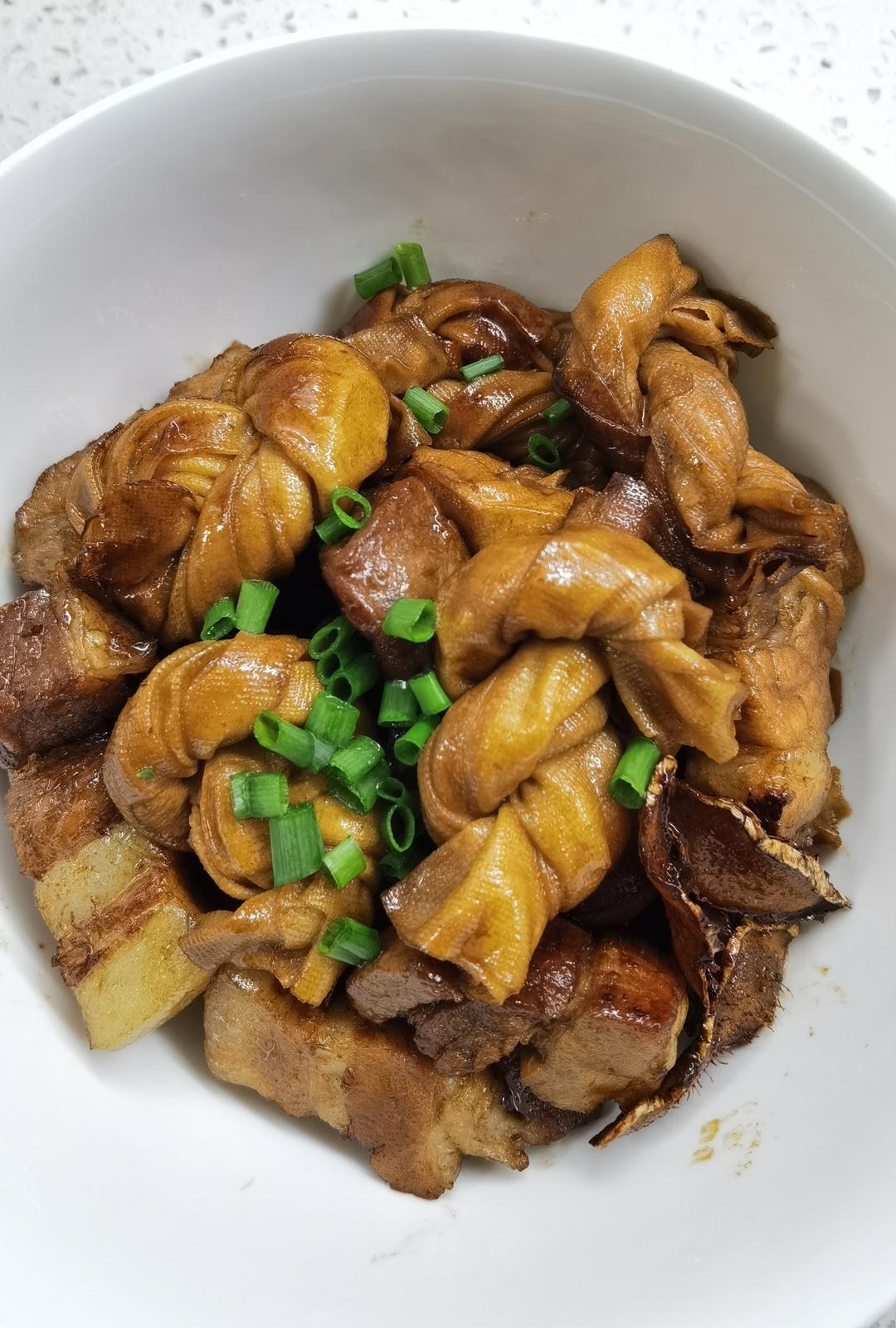 百叶结烧肉