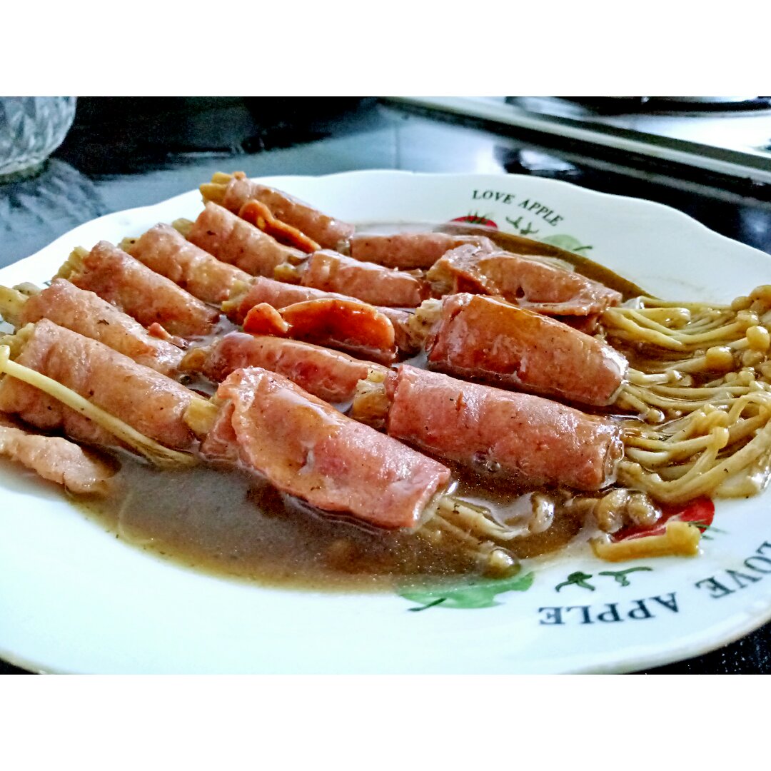 金针菇培根卷
