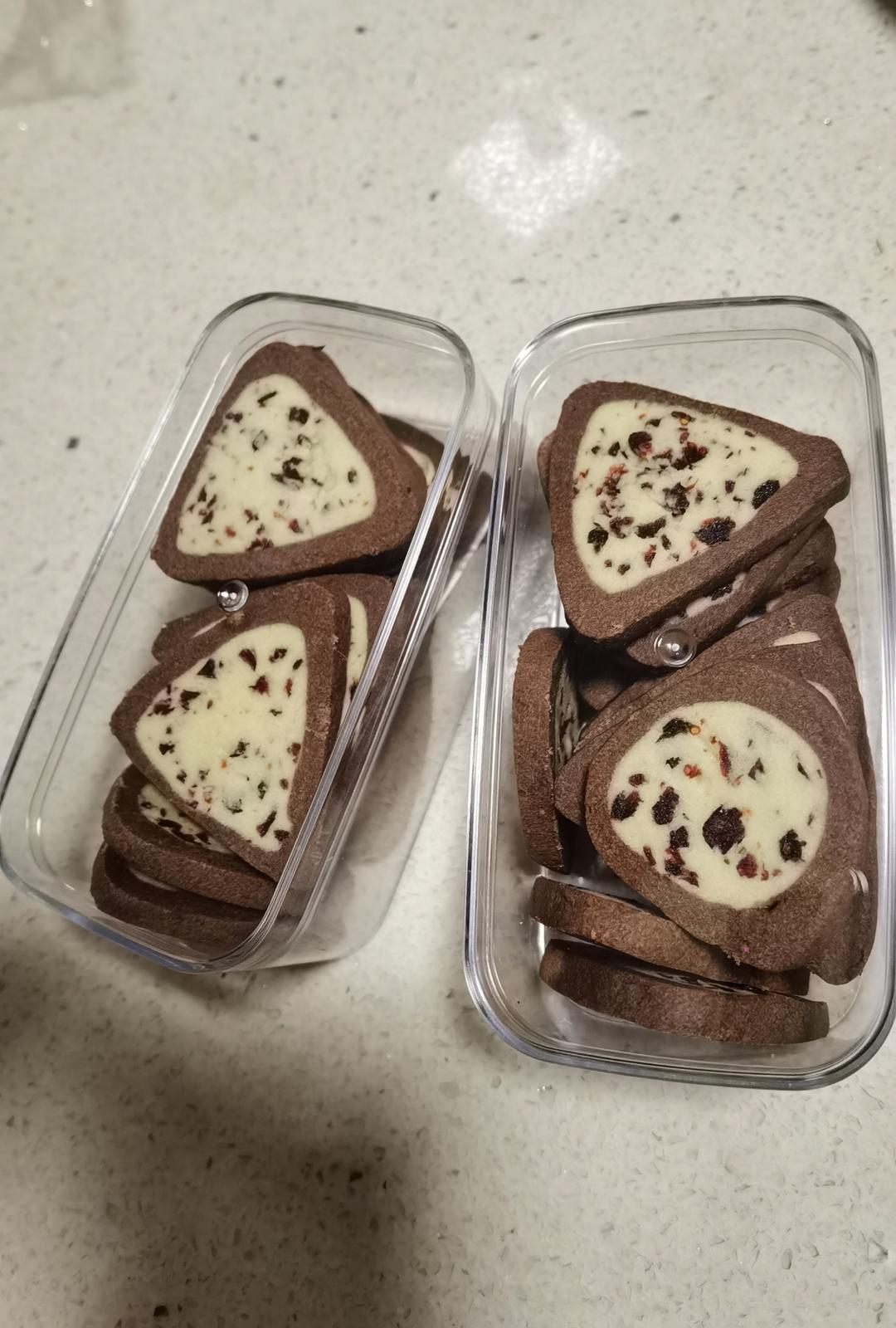 小嶋老师||又香又酥的抹茶蔓越莓冰曲奇🍪