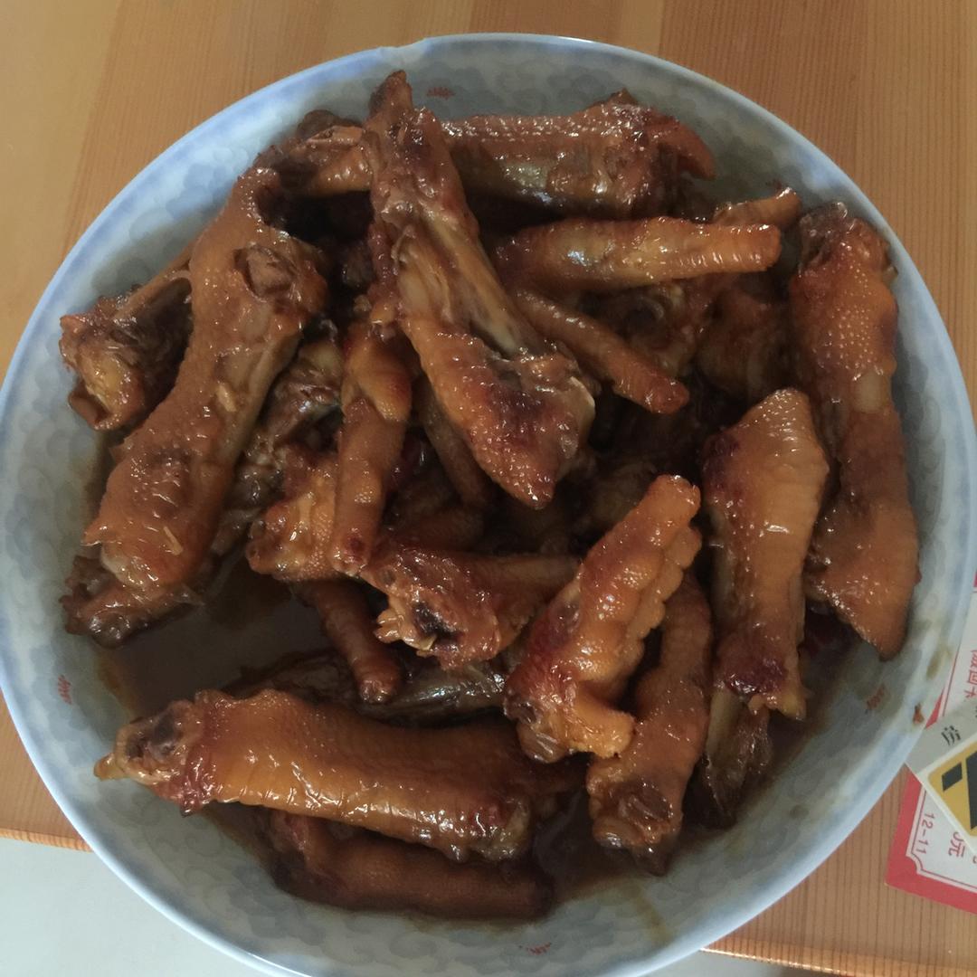香辣烧鸡爪