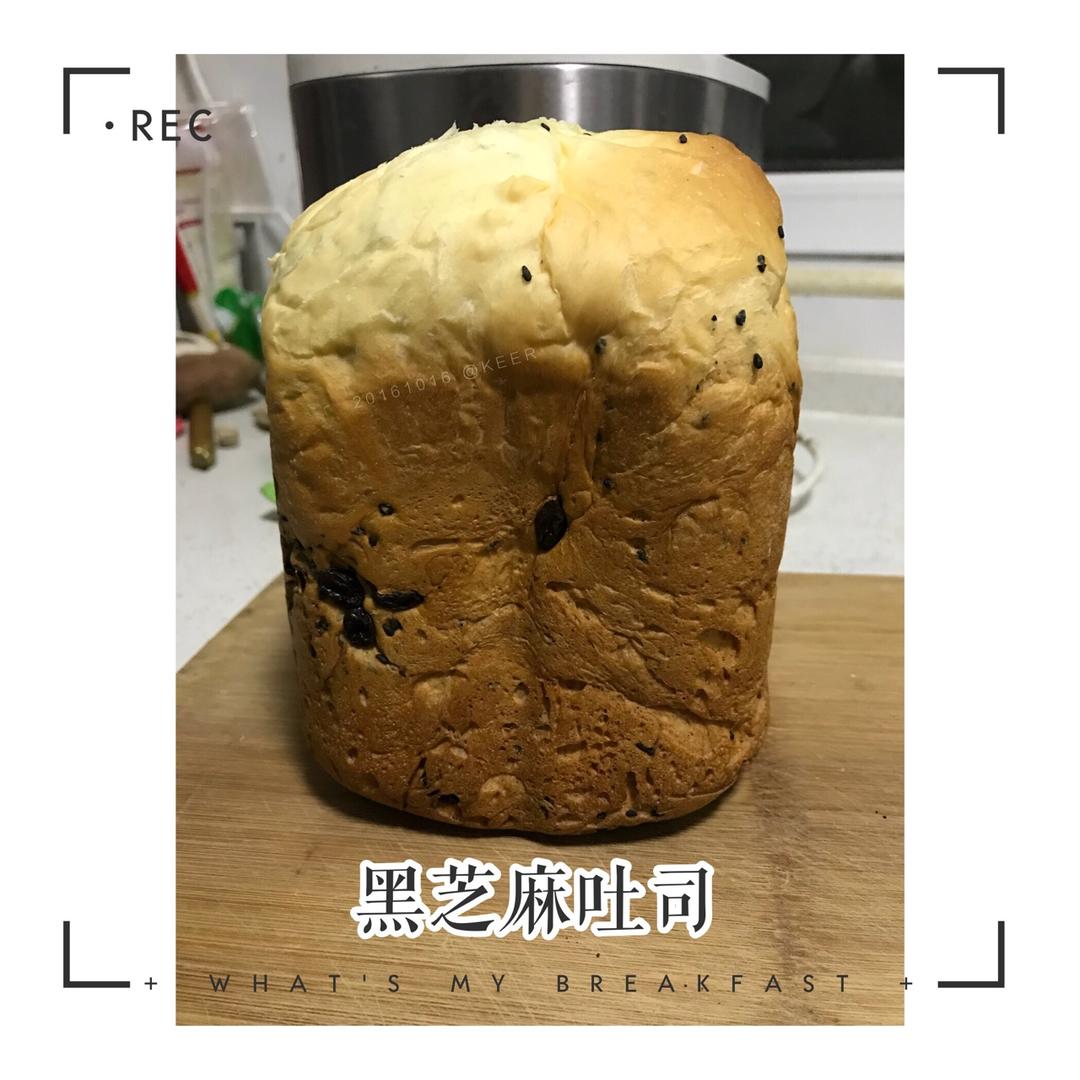 芝麻葡萄干吐司（东菱面包机）