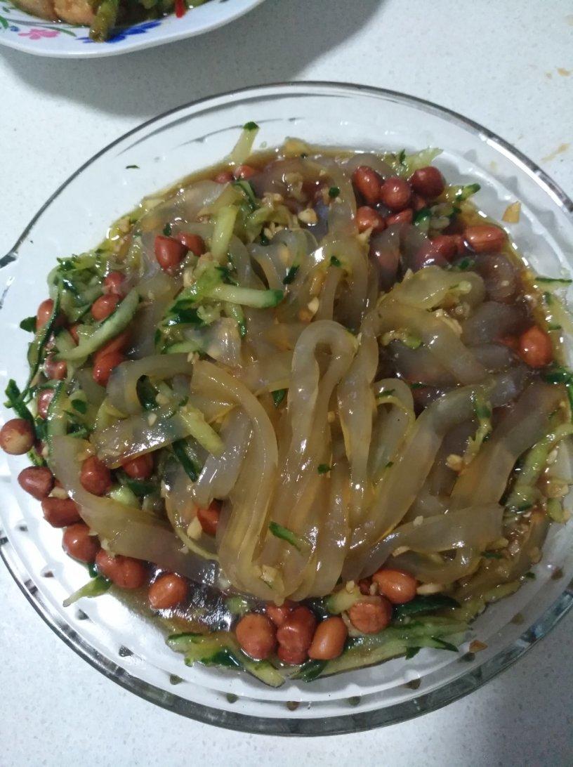 自制凉皮，面筋