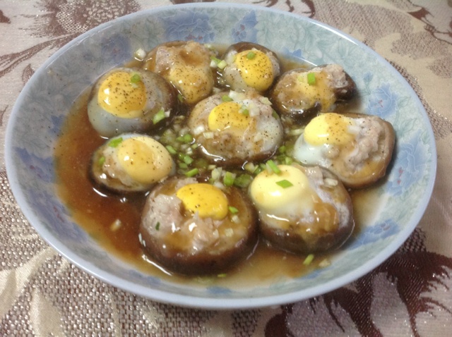 冬菇蒸鹌鹑蛋