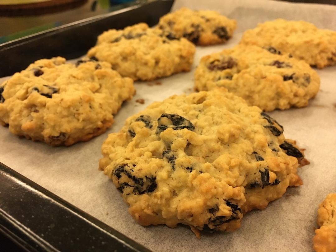 葡萄干麦片曲奇 Oats Cookies