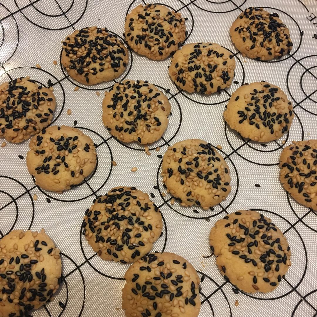 蛋黄芝麻酥，补钙小零嘴