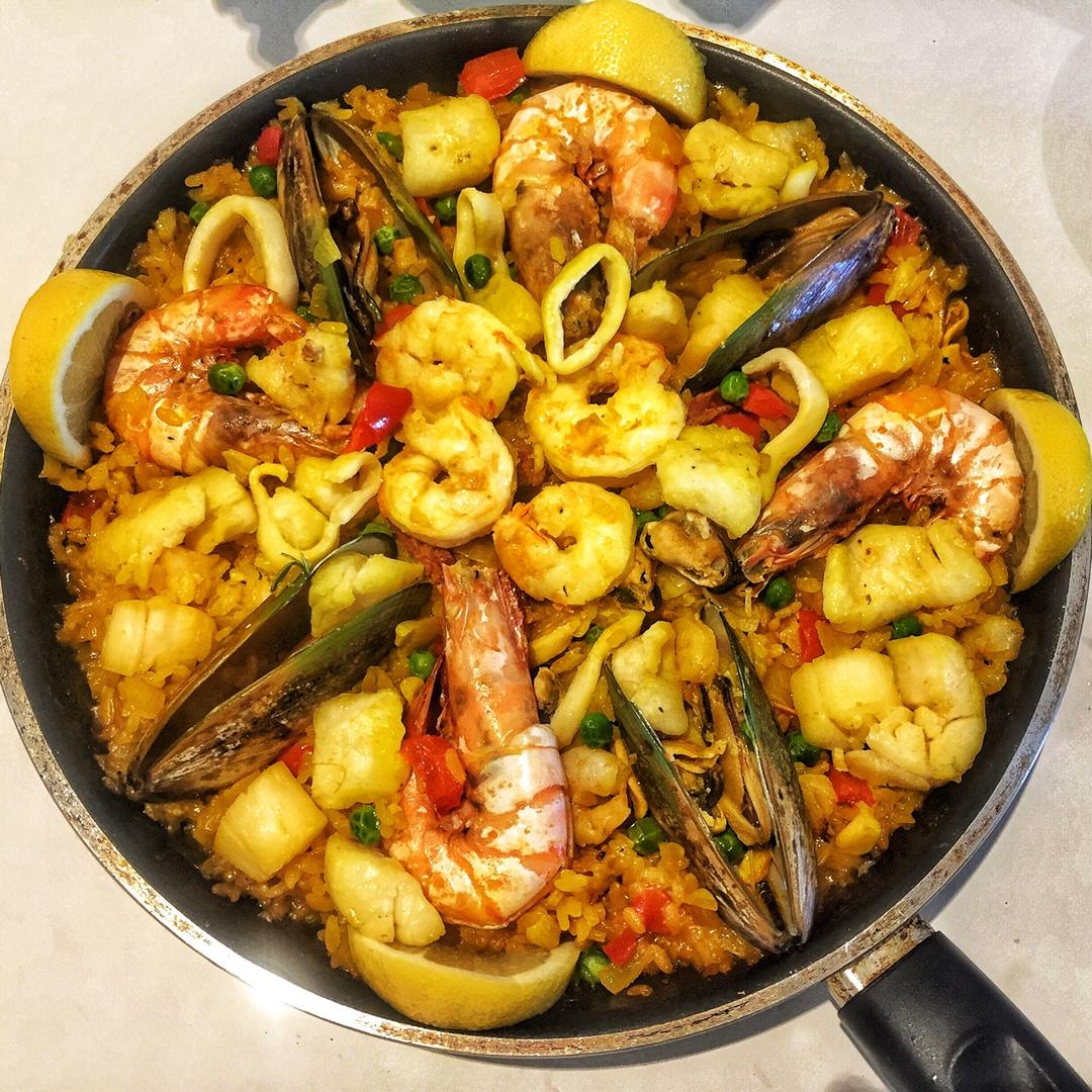【曼食慢语】Seafood Paella 西班牙海鲜饭