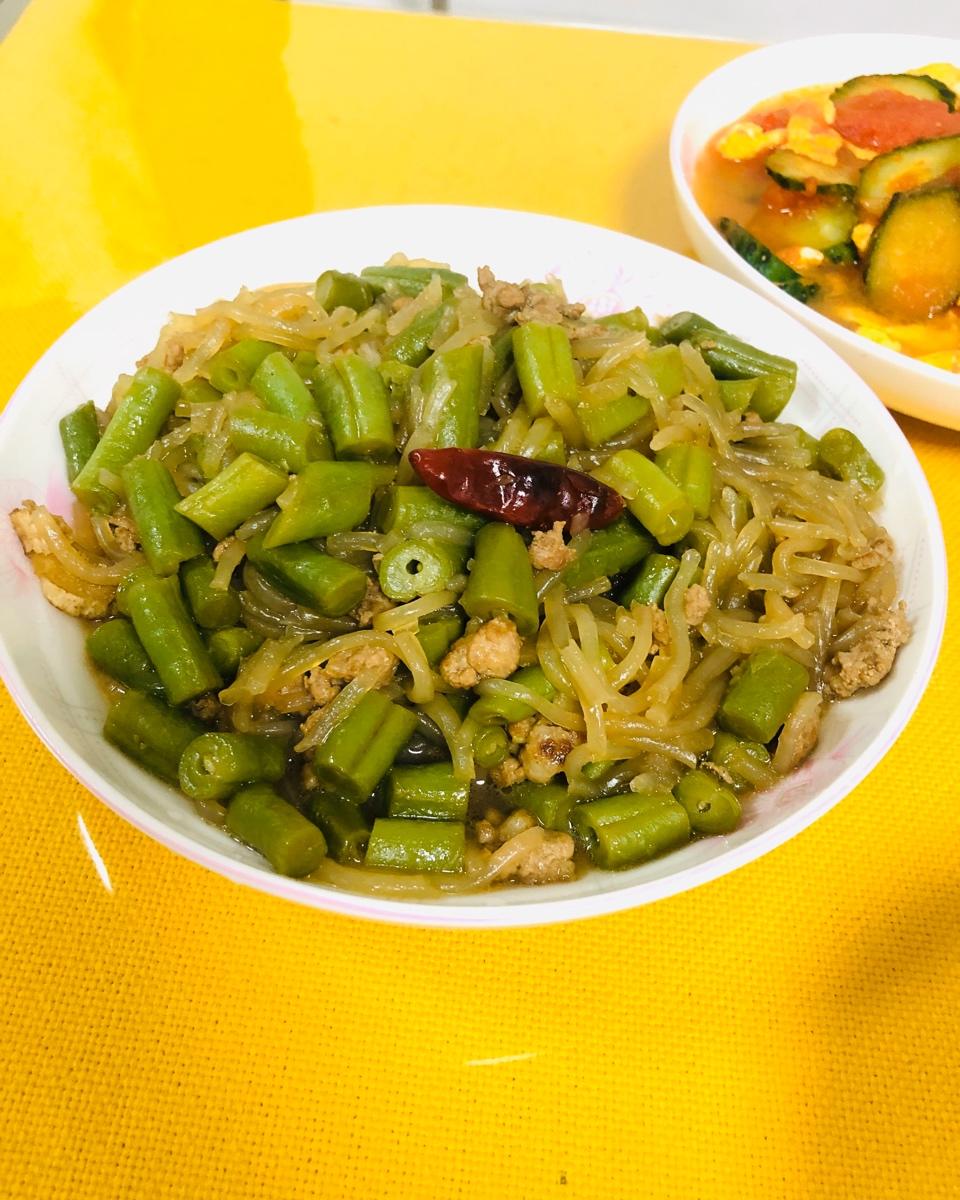 香辣下饭的豆角肉末