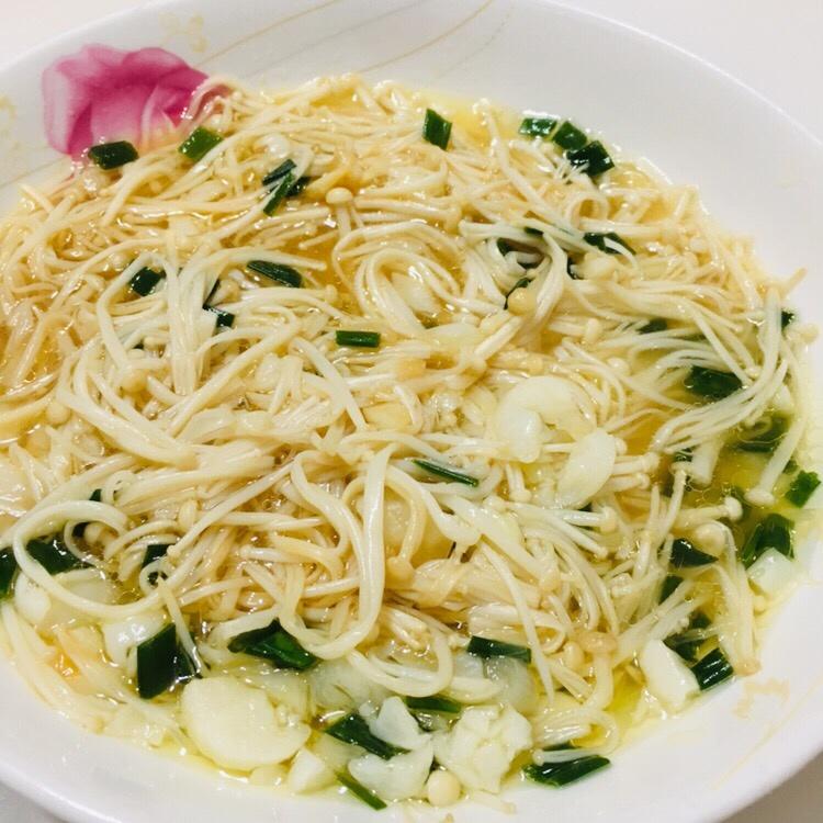 蒜蓉蒸金针菇