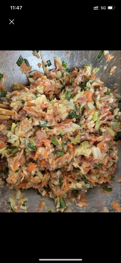 白菜猪肉馅水饺肉馅做法