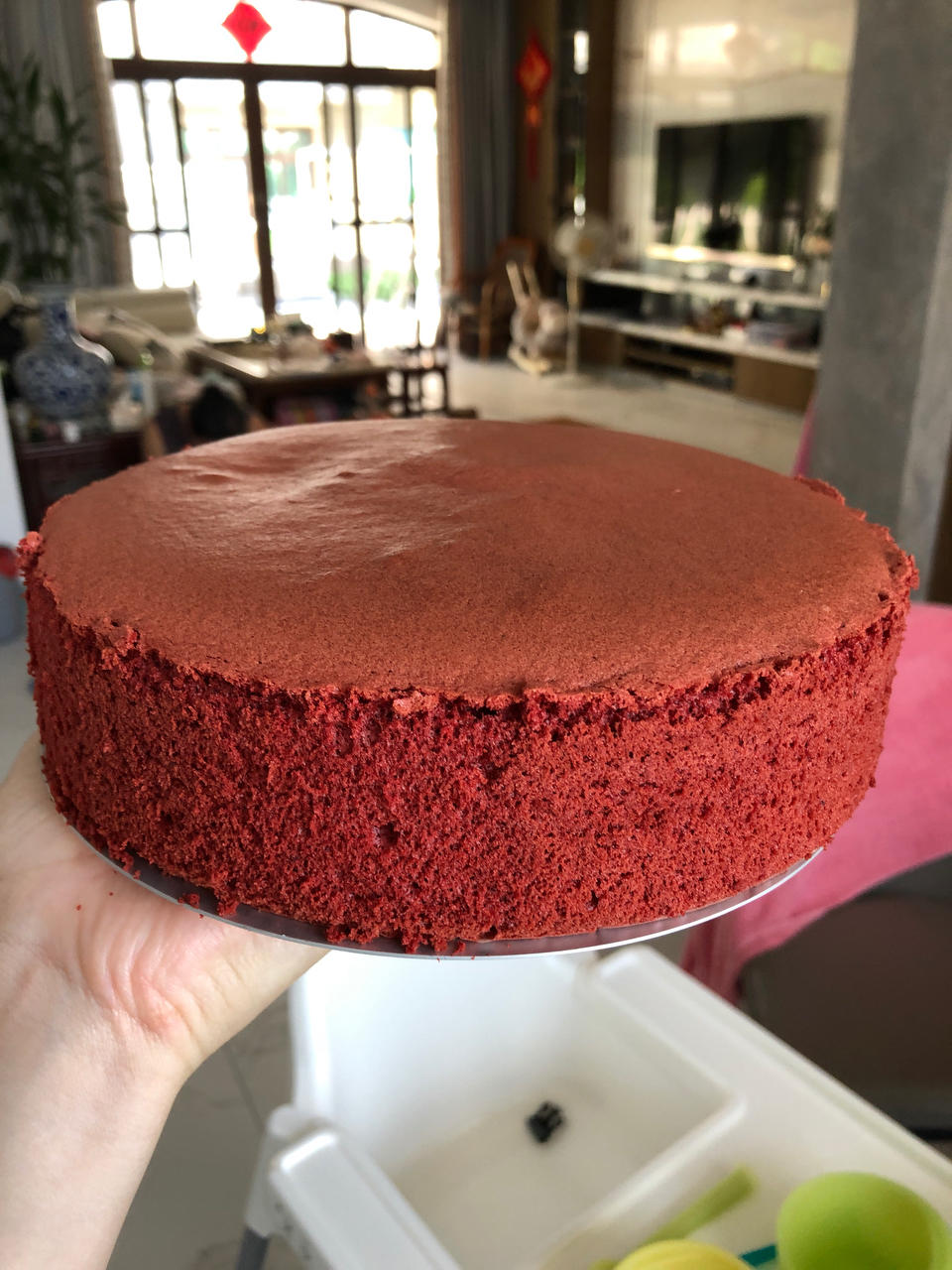 8寸红丝绒蛋糕