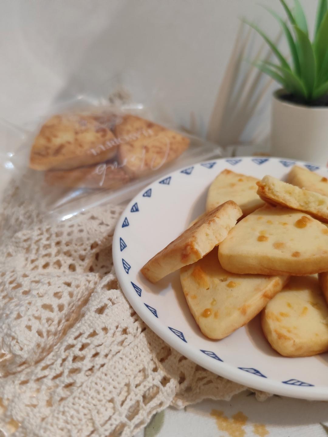 免打发❗️零失败❗️黄金芝士咸味饼干❗️